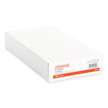 Universal® Self-stick Open-end Catalog Envelope, #1, Square Flap, Self-adhesive Closure, 6 X 9, White, 100-box freeshipping - TVN Wholesale